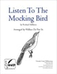 Listen to the Mocking Bird SSAA choral sheet music cover